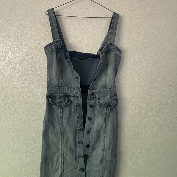 Indigo Rein Dresses & Skirts - Indigo Rein Blue Denim Dress